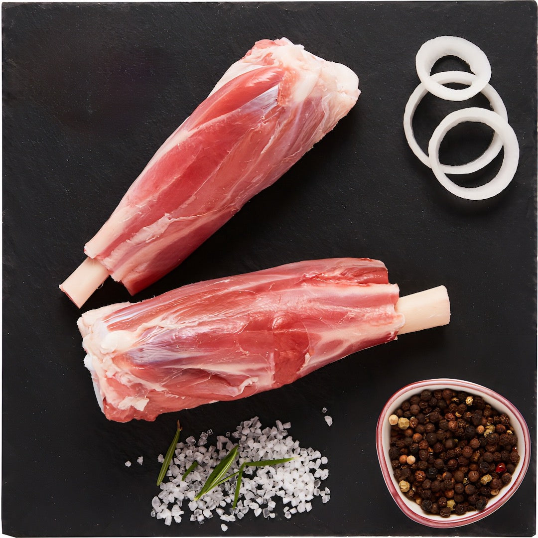 Domestic Lamb Hind Shank 22-26oz - 2 Per Pack